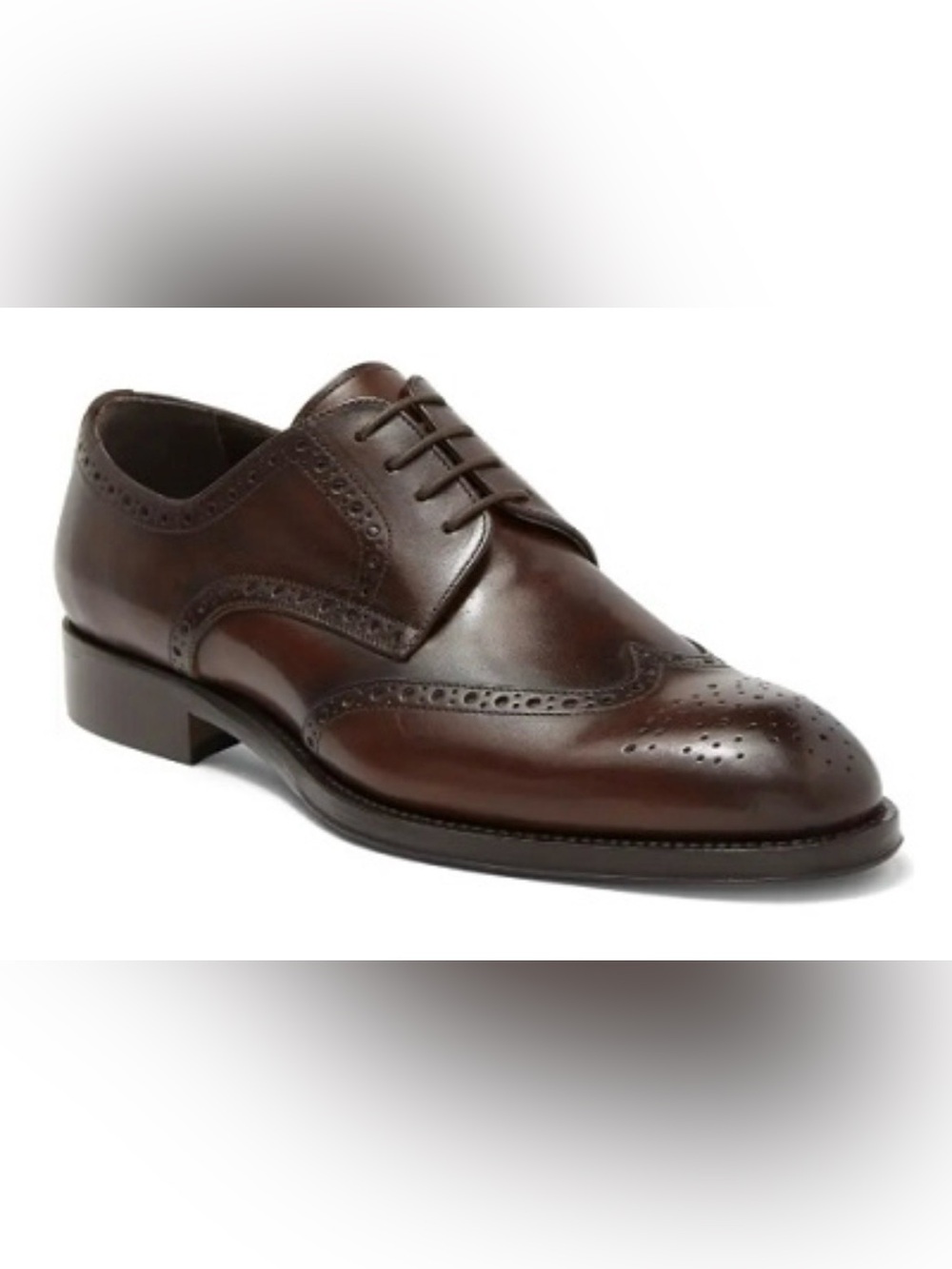 BRUNO MAGLI Men's Costa Derby Leather Made in Italy Size 8